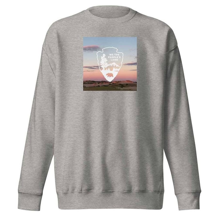 Dune Sunset We The People Crew Sweatshirt - NPCA supporting National Parks Conservation Association