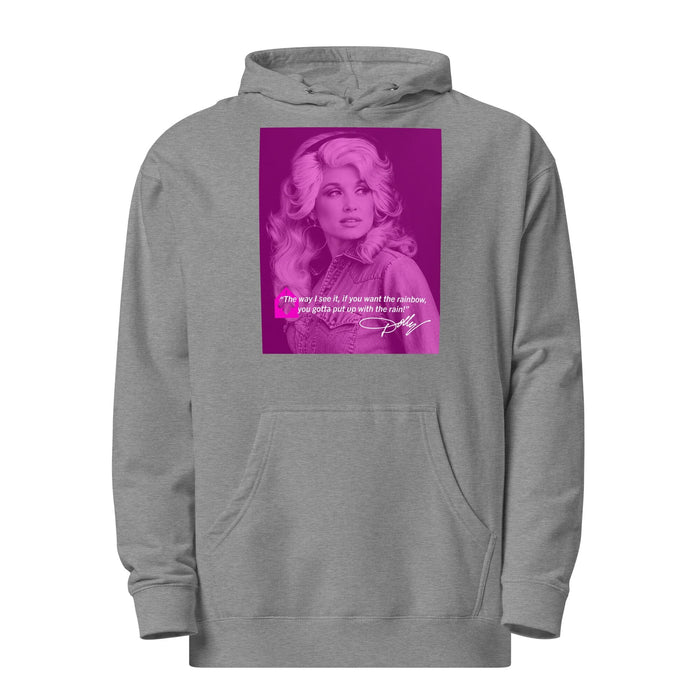 Dolly Parton Rainbow & Rain Hoodie