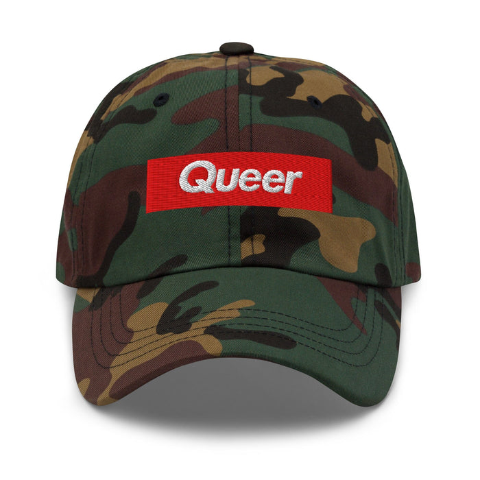 Queer Camo Dad Hat - Trevor Project