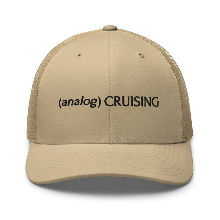 (analog) CRUISING Retro Trucker Hat — Leo Herrera x Adam's Nest