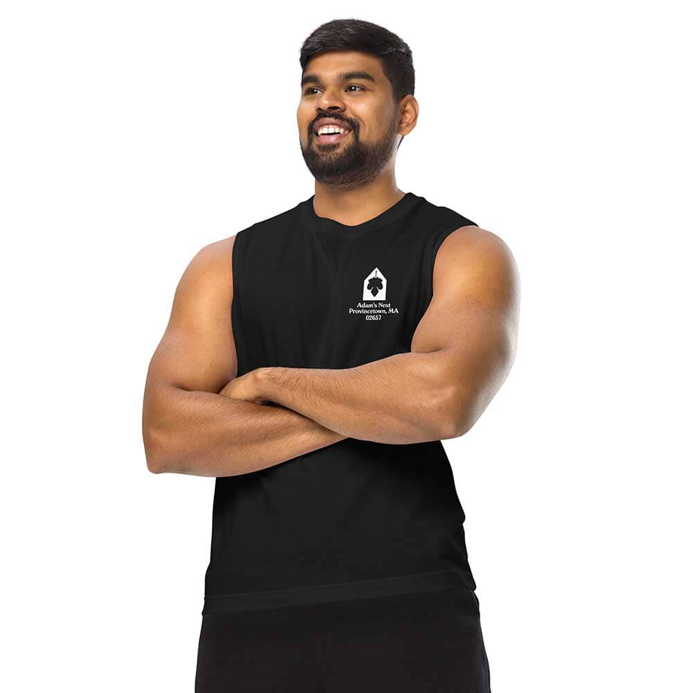 An Army of Lovers Can Not Fail Sleeveless T-shirt BLACK FRONT ON MAN