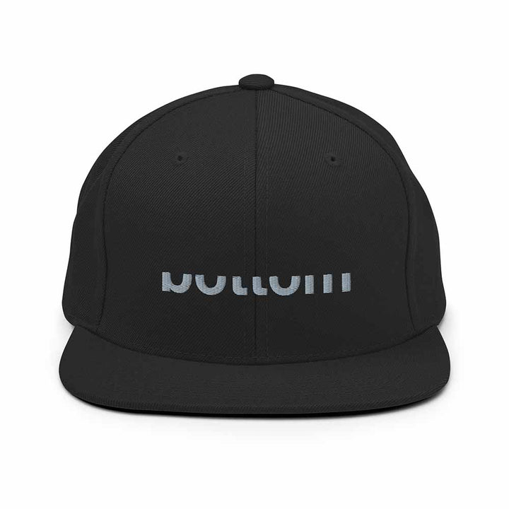 Bottom 6 Panel Flatbill Snapback Hat