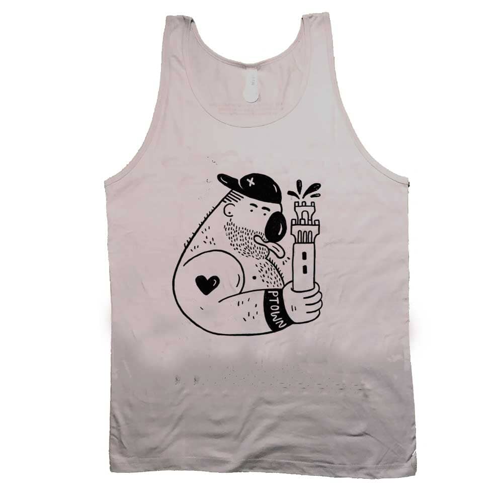Pilgrim Monument Ptown Bear Man Tank