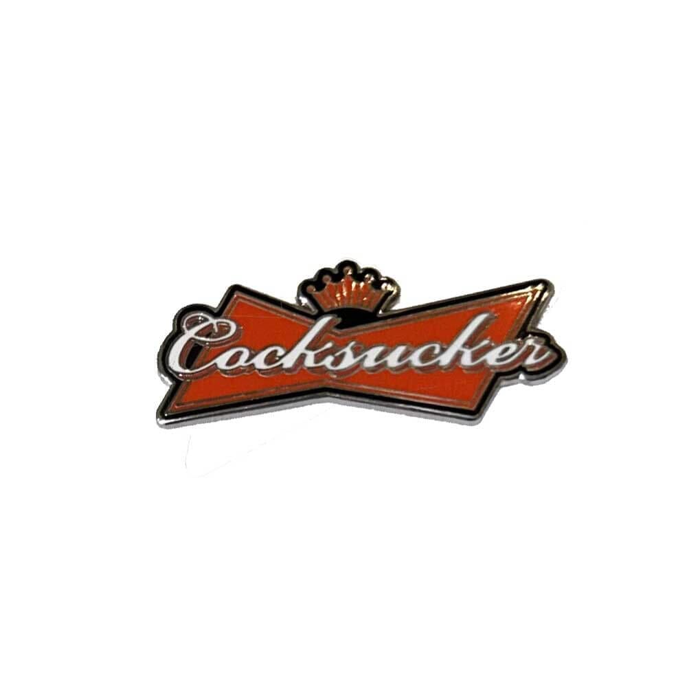 Cocksucker Enamel Lapel Pin