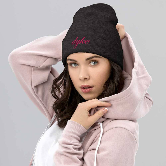 Dyke Knit Cuff Beanie, second view