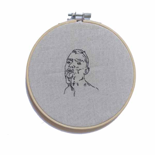 Facial Fetish original embroidery by Kinky Needles