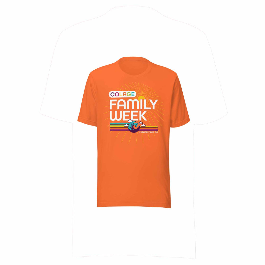COLAGE Ptown Family Week Youth T-shirt - Orange