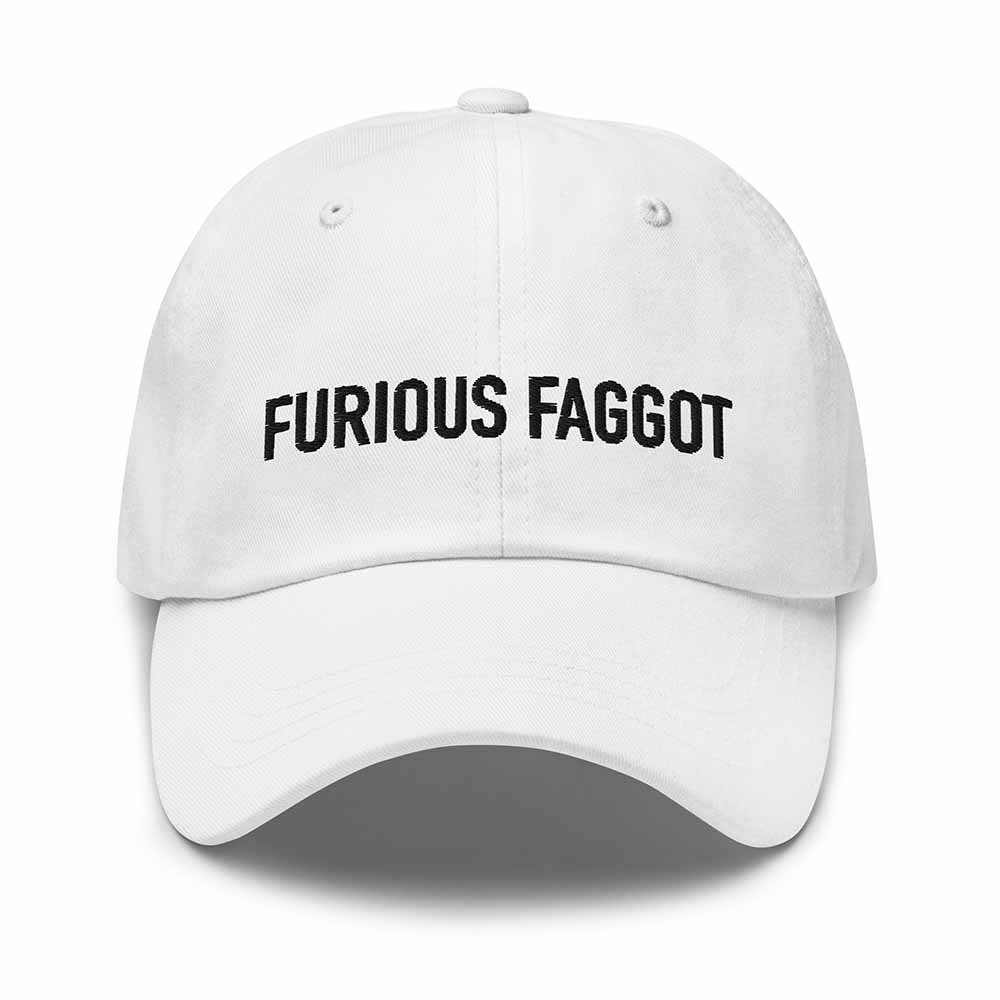 white furious faggot classic dat hat