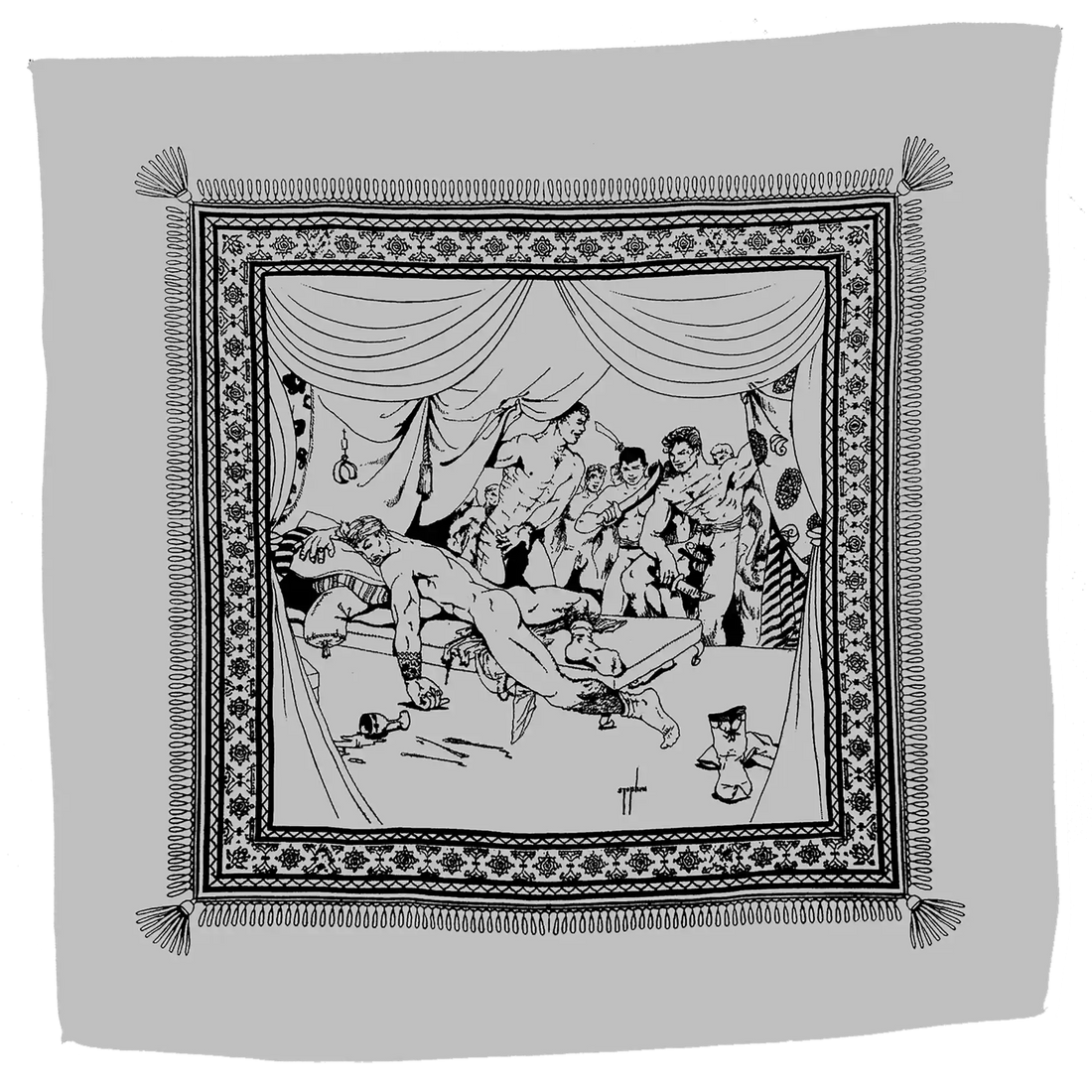 Arabian Nights Bandana — Art by Dom “Etienne” Orejudos