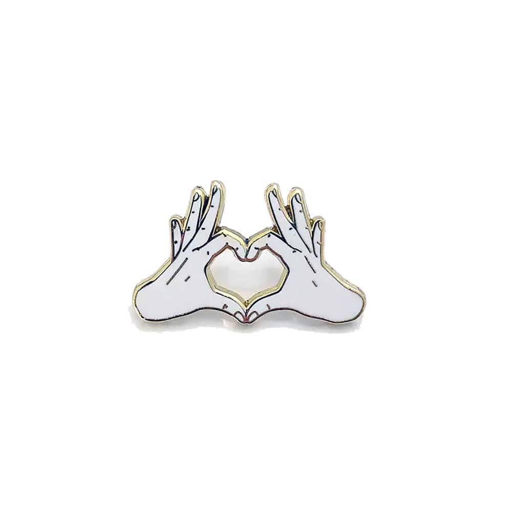 Heart Hands Pin