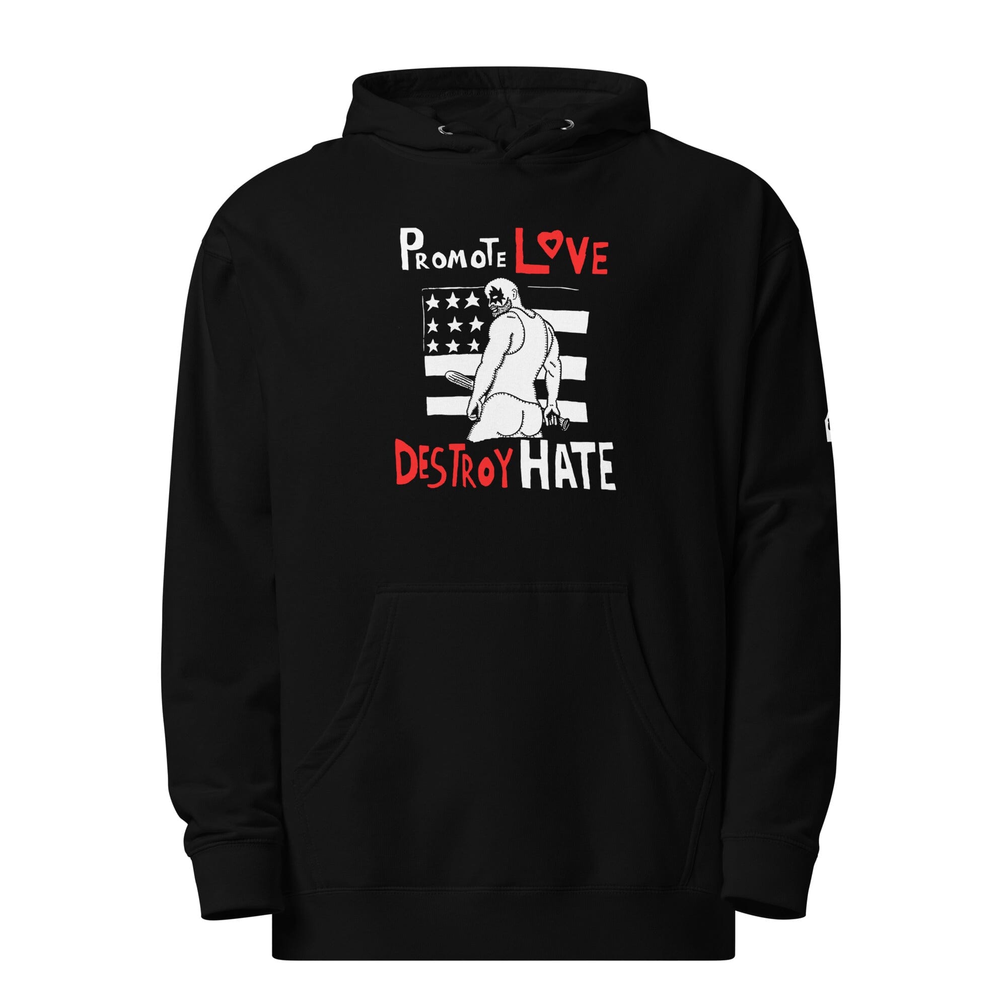 HOMO RIOT "Promote Love" Hooded Sweatshirt supporting The Center