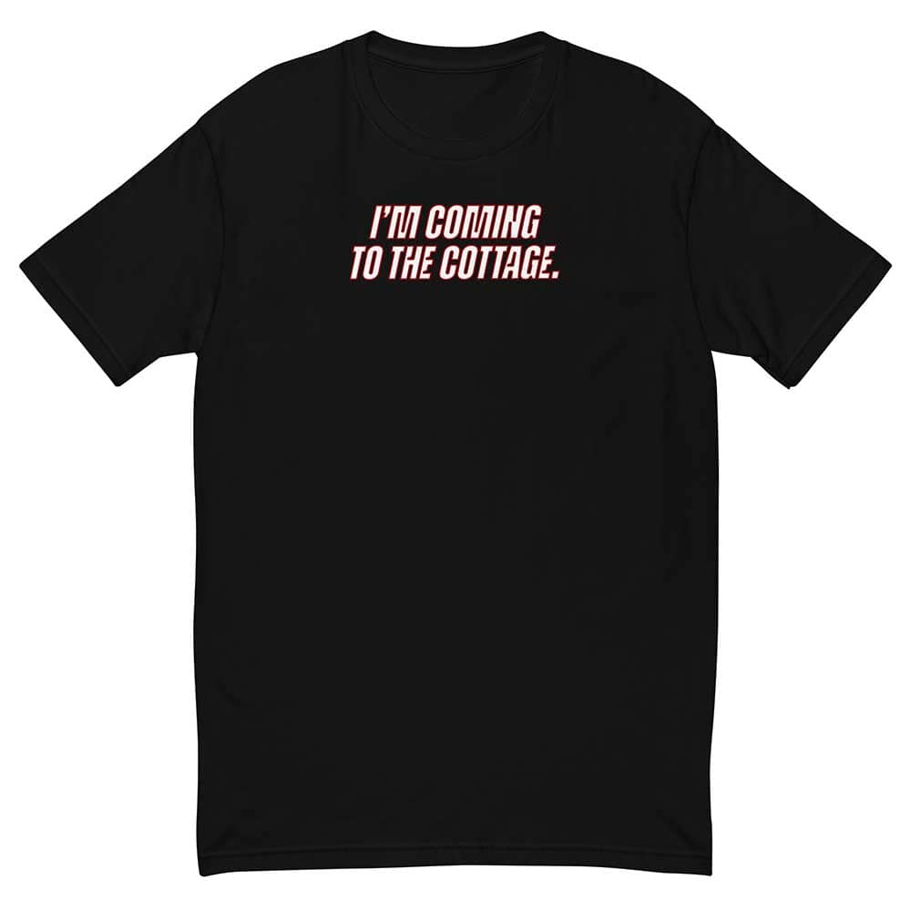 "I'm coming to the Cottage" White Print T-shirt