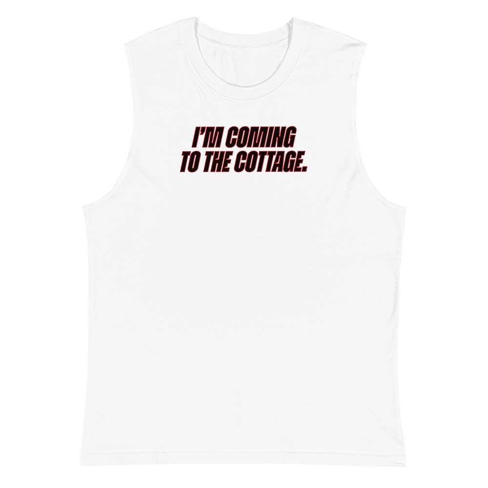 "I'm coming to the Cottage" Sleeveless T-shirt