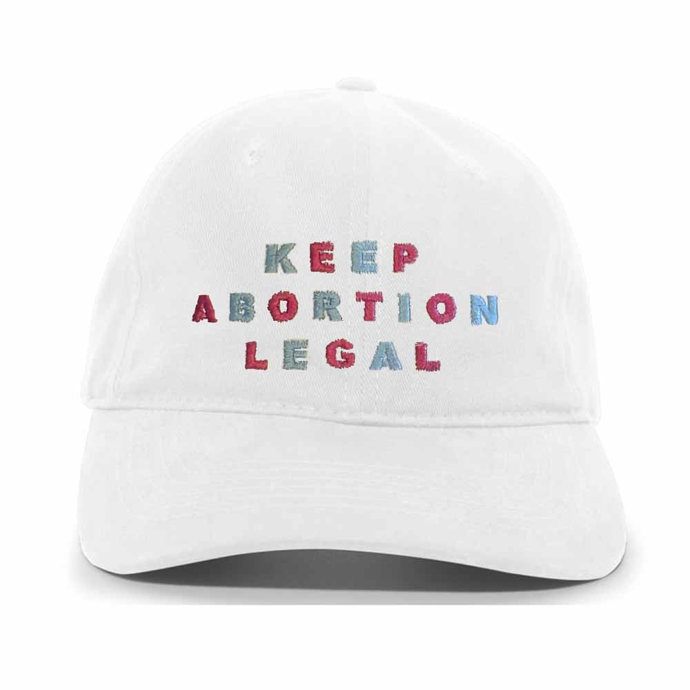 Keep Abortion Legal Twill Dad Hat WHITE