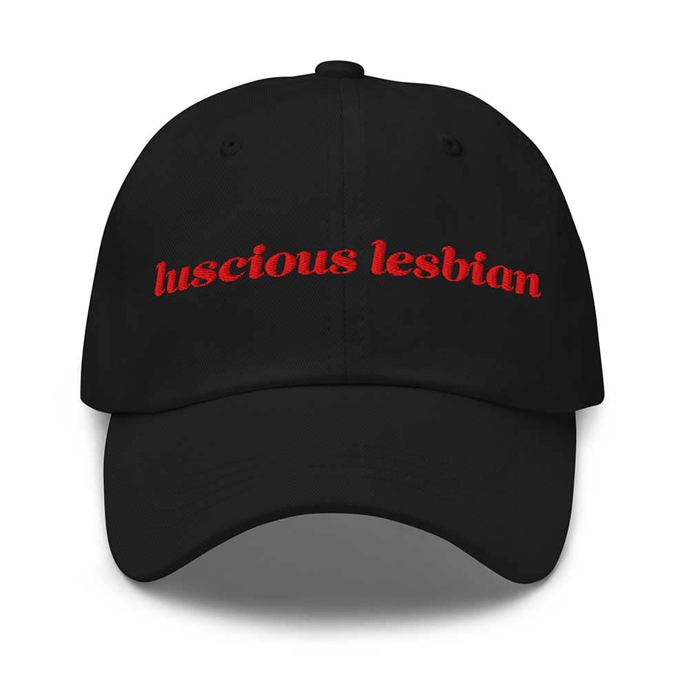 luscious-lesbian-classic-twill-dad-hat-black