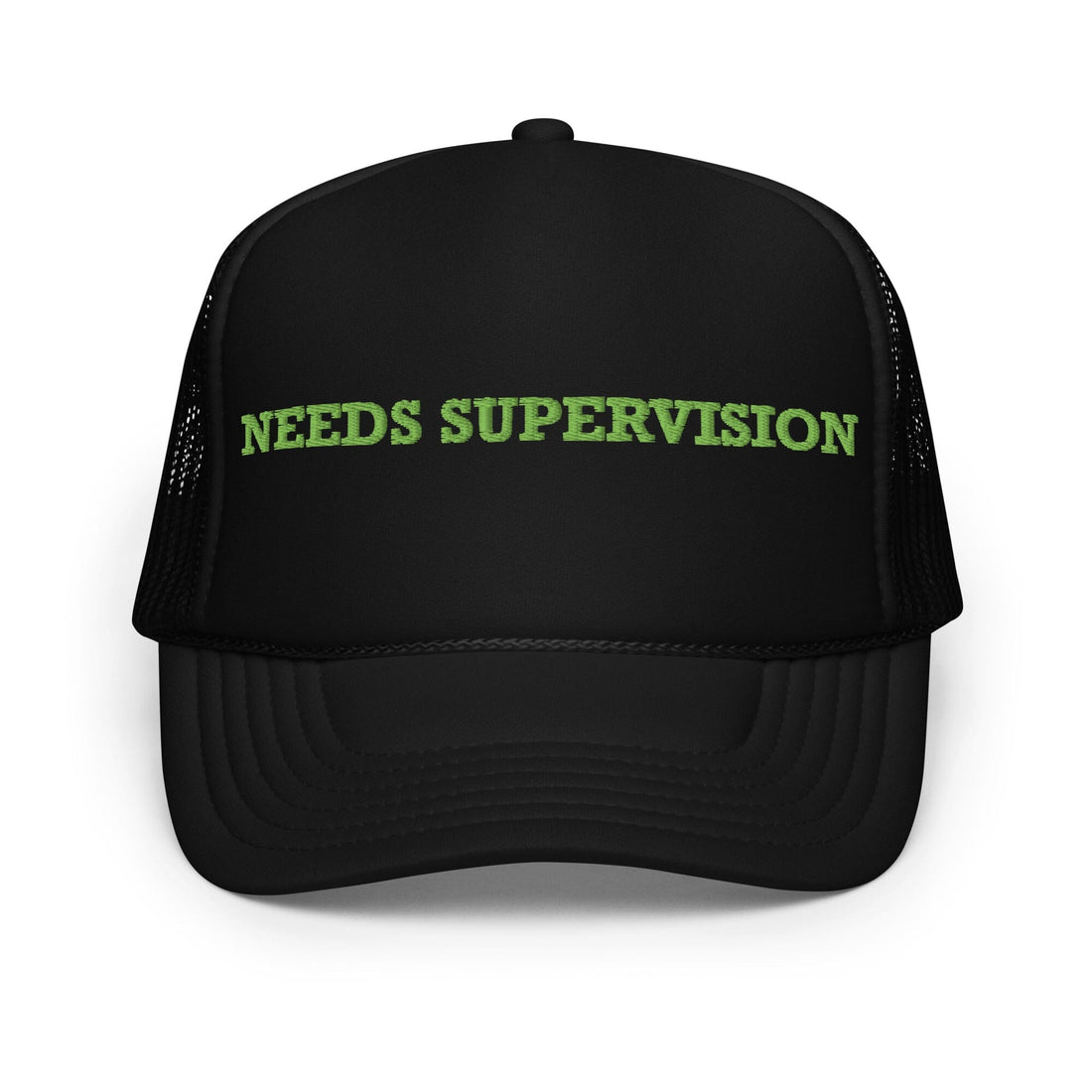 Needs Supervision Foam Trucker Snapback Hat