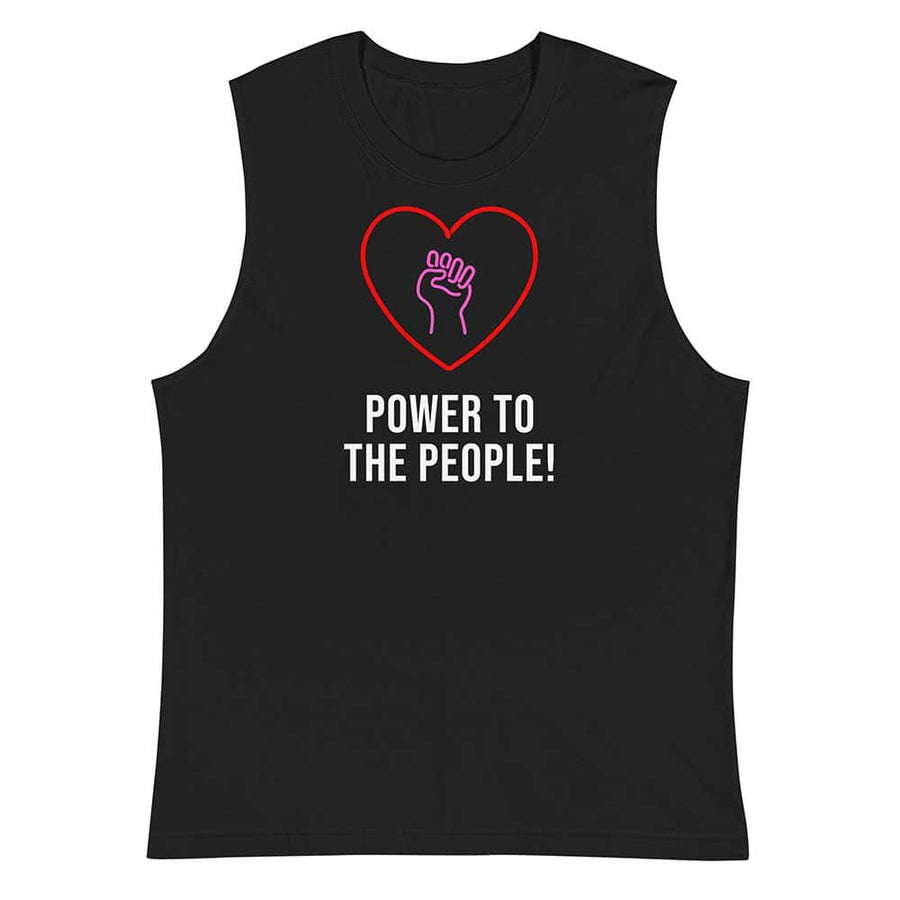 Power to the People Sleeveless T-shirt - Indivisible by Michele Pred