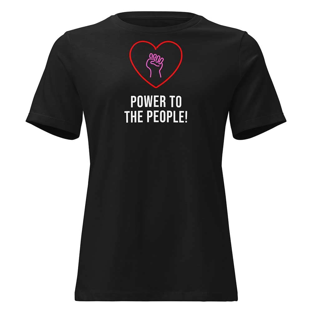 Power to the People Women's Fit T-Shirt - Indivisible
