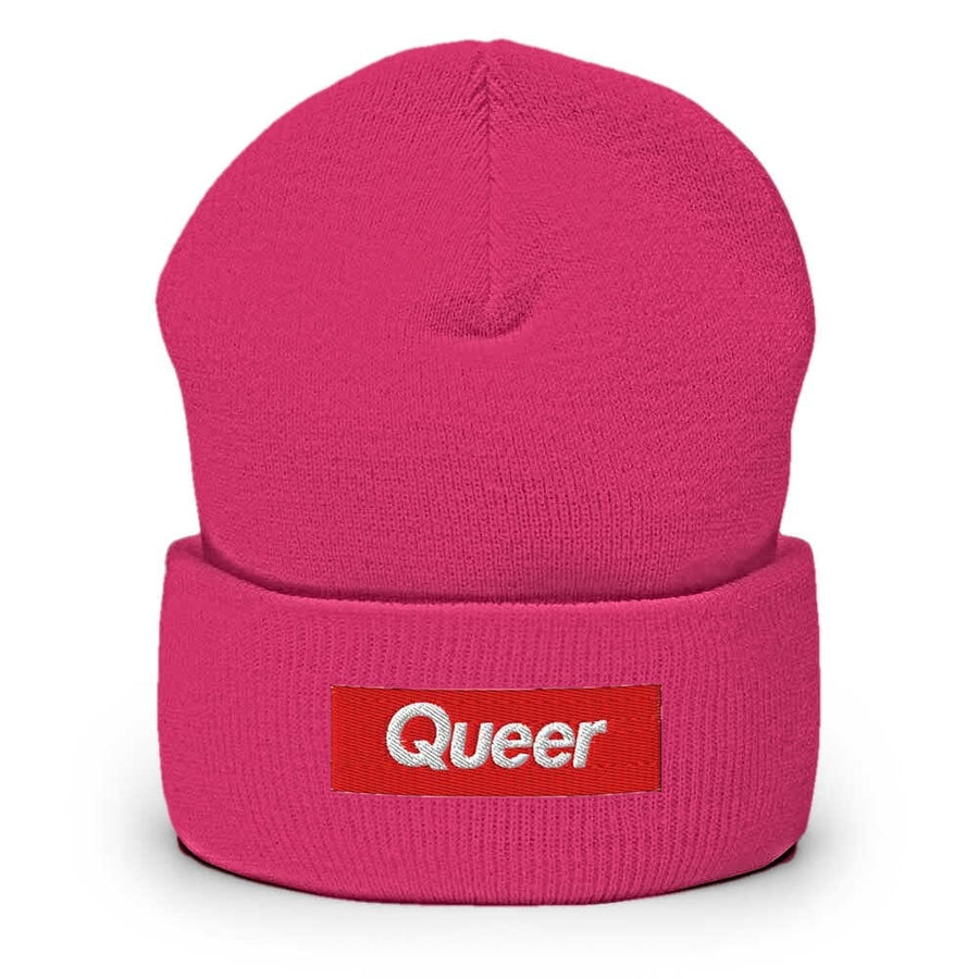 Queer Knit Cuff Beanie - Trevor Project supporting The Trevor Project