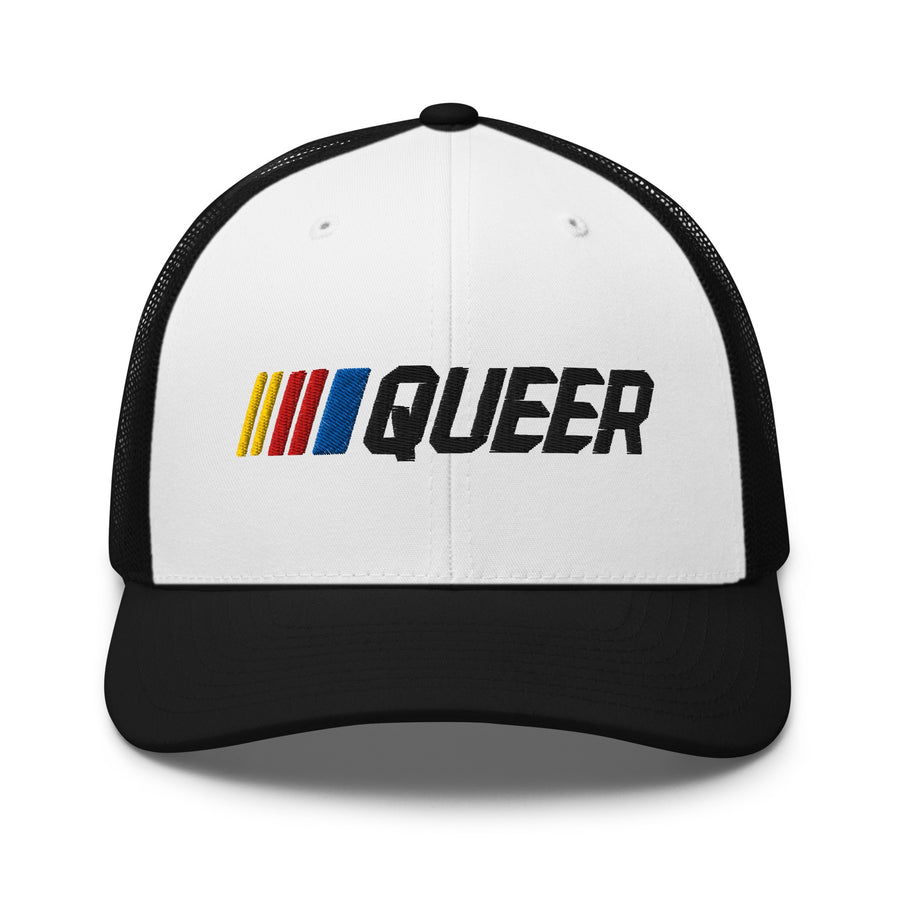 Stripe Queer Mesh Snapback - Trevor Project supporting The Trevor Project
