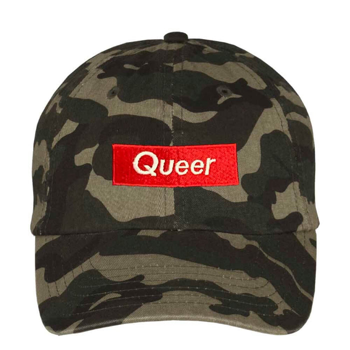 Queer Camo Dad Hat - Trevor Project