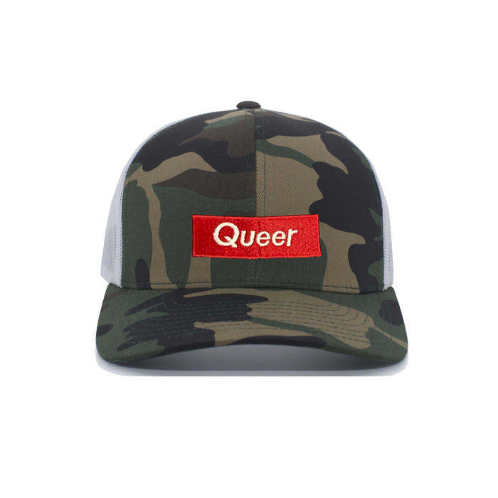 Queer Camo Mesh Snapback - Trevor Project