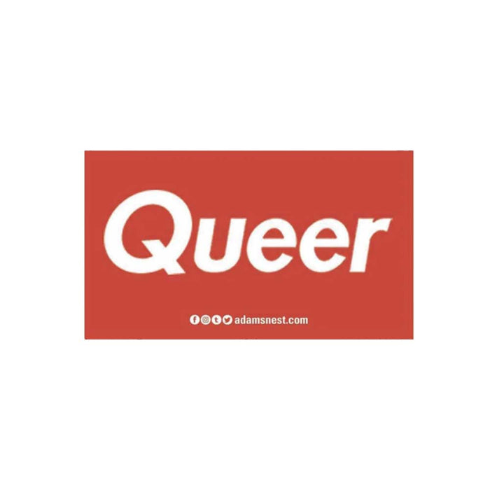 Queer Red Sticker - Trevor Project