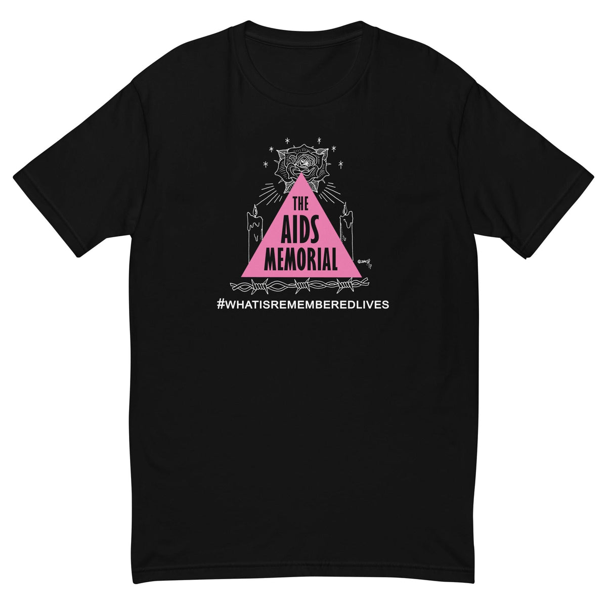 aids memorial t-shirt zach grear housing works adams nest