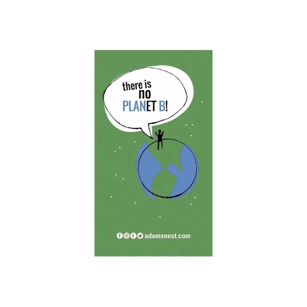 there is no planet b greenpeace sticker