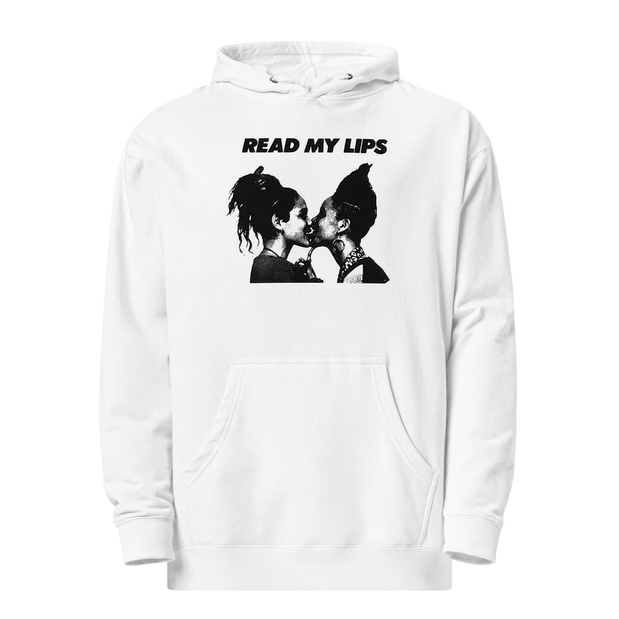 Read My Lips Women hoodie - Rainbow Railroad supporting Rainbow Railroad