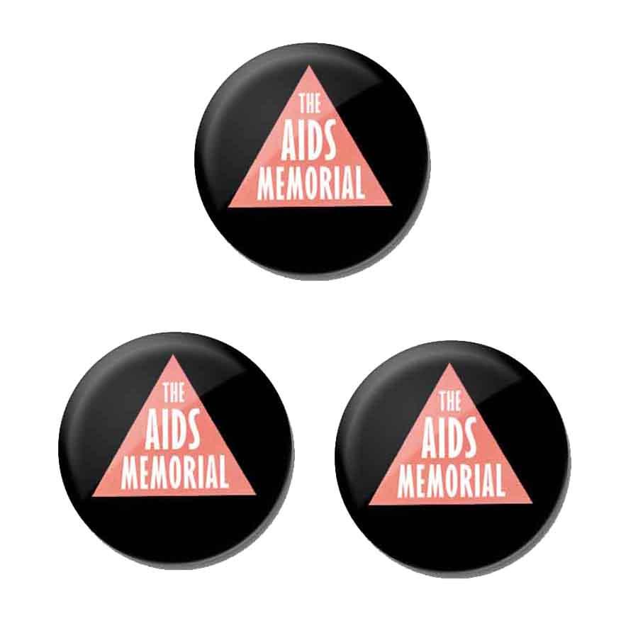3 AIDS MEMORIAL BUTTONs INSTAGRAM