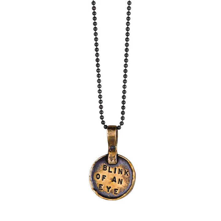 Blink of an Eye Necklace in Bronze marla studio