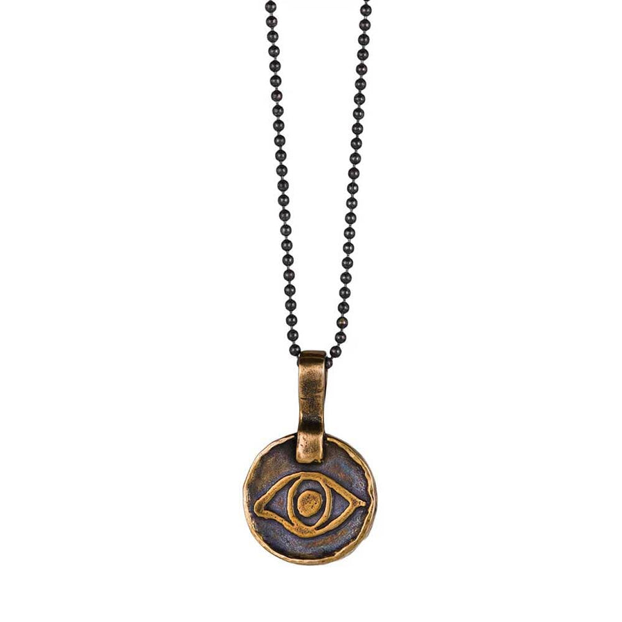 Blink of an Eye Necklace in Bronze by MarLa Studio (Marla Wallerstein)