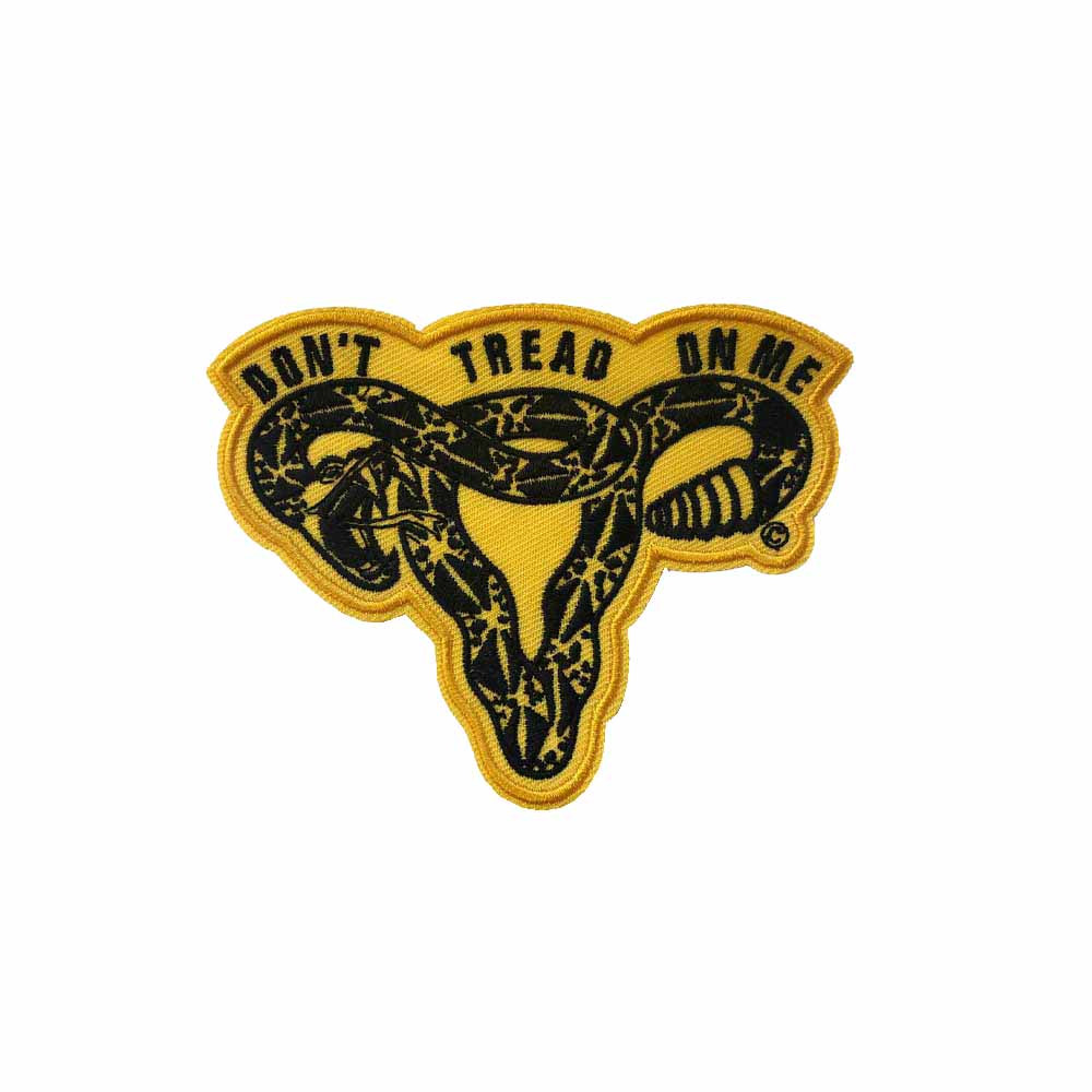 don't read on me uterus rattlesnake patch