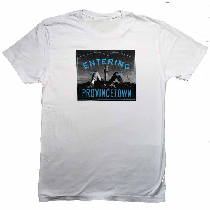 Entering Provincetown Sign Pilgrim Monument T-shirt Adam&