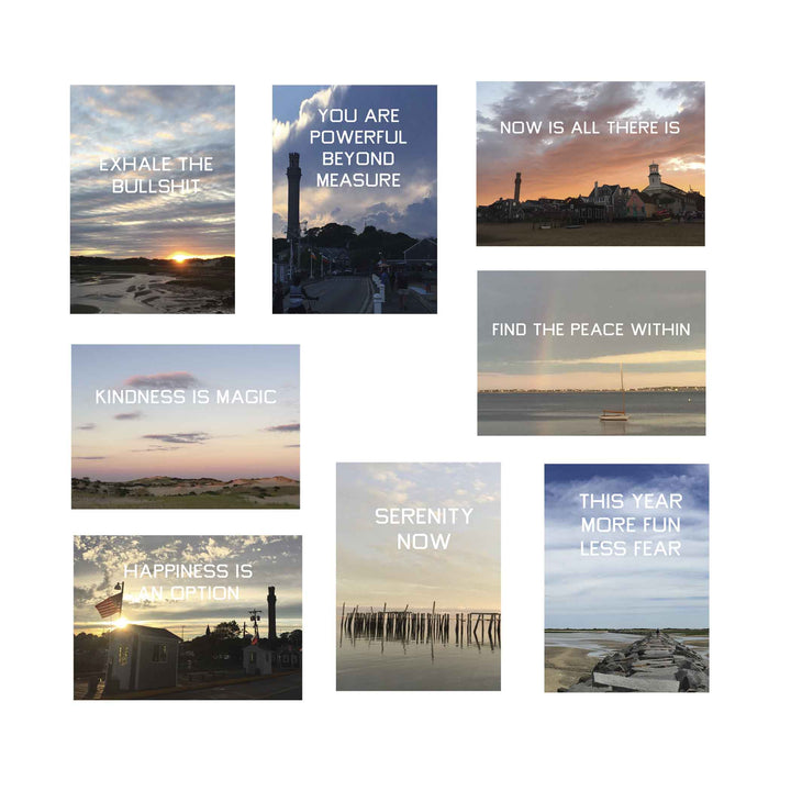 Provincetown Sights and Mantras Boxed Set of Greeting Cards — Adam&