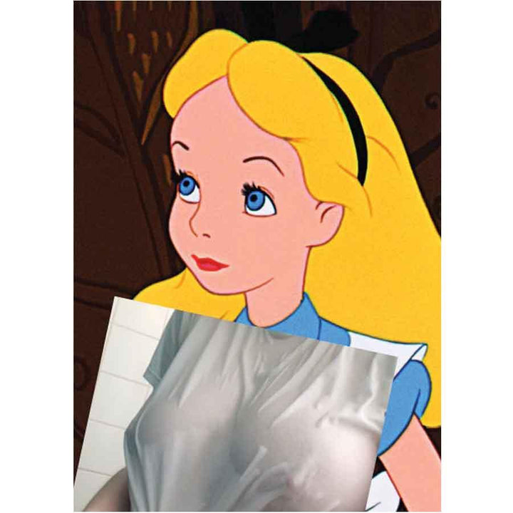 Naro Pinosa Blonde Wet T-shirt Postcard