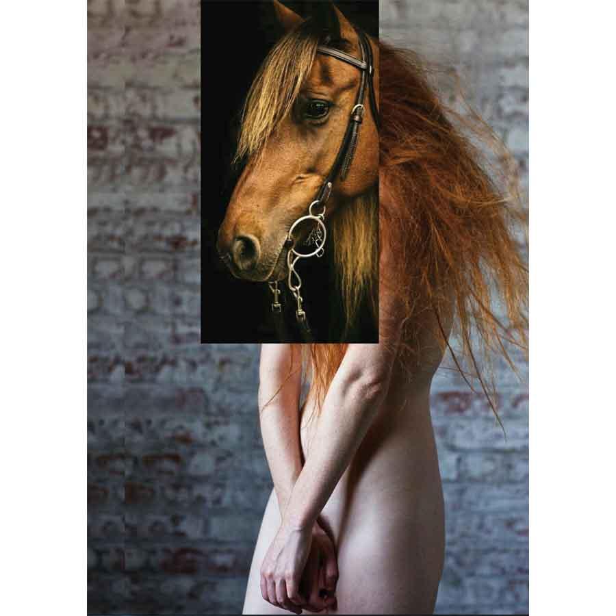 Naro Pinosa Horse Woman Postcard by Naro Pinosa