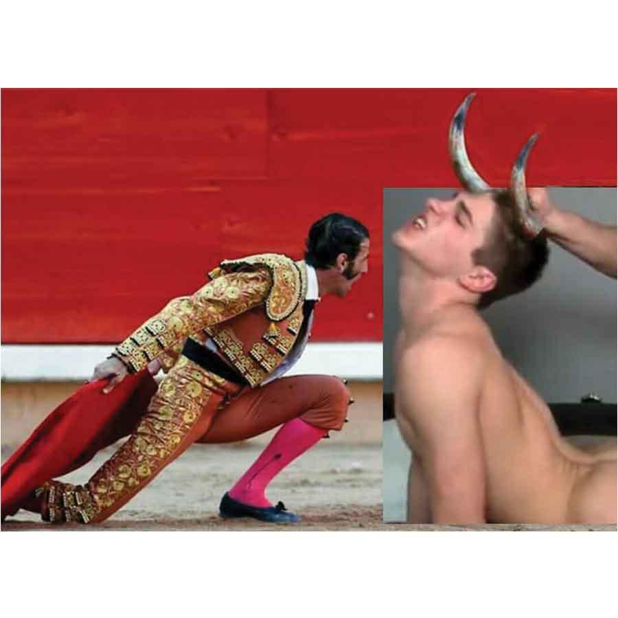 Naro Pinosa Matador Bullfight Bottom Postcard