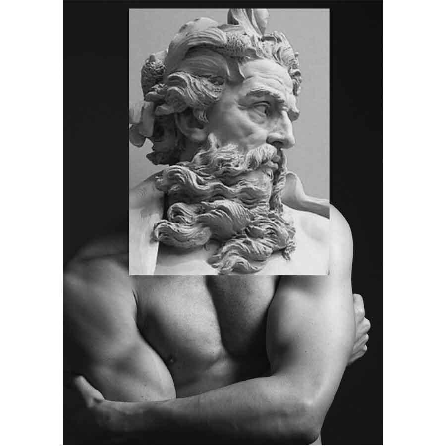 Naro Pinosa Neptune Biceps Postcard