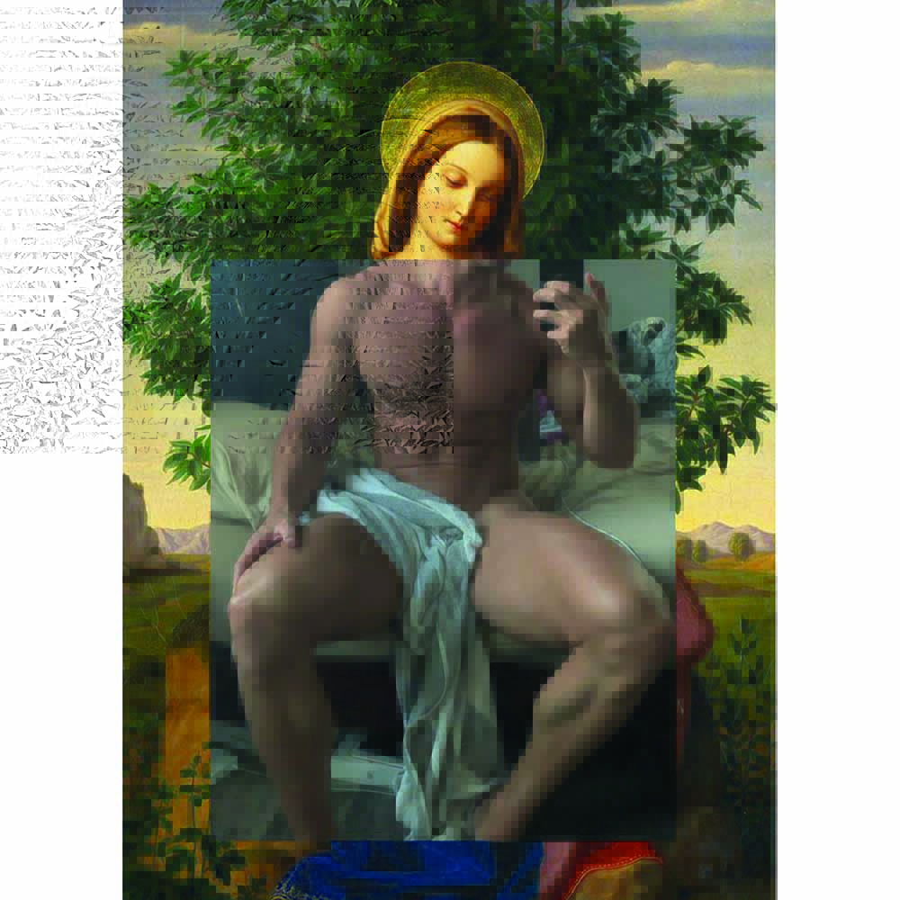 naro pinosa gender bending Mary postcard