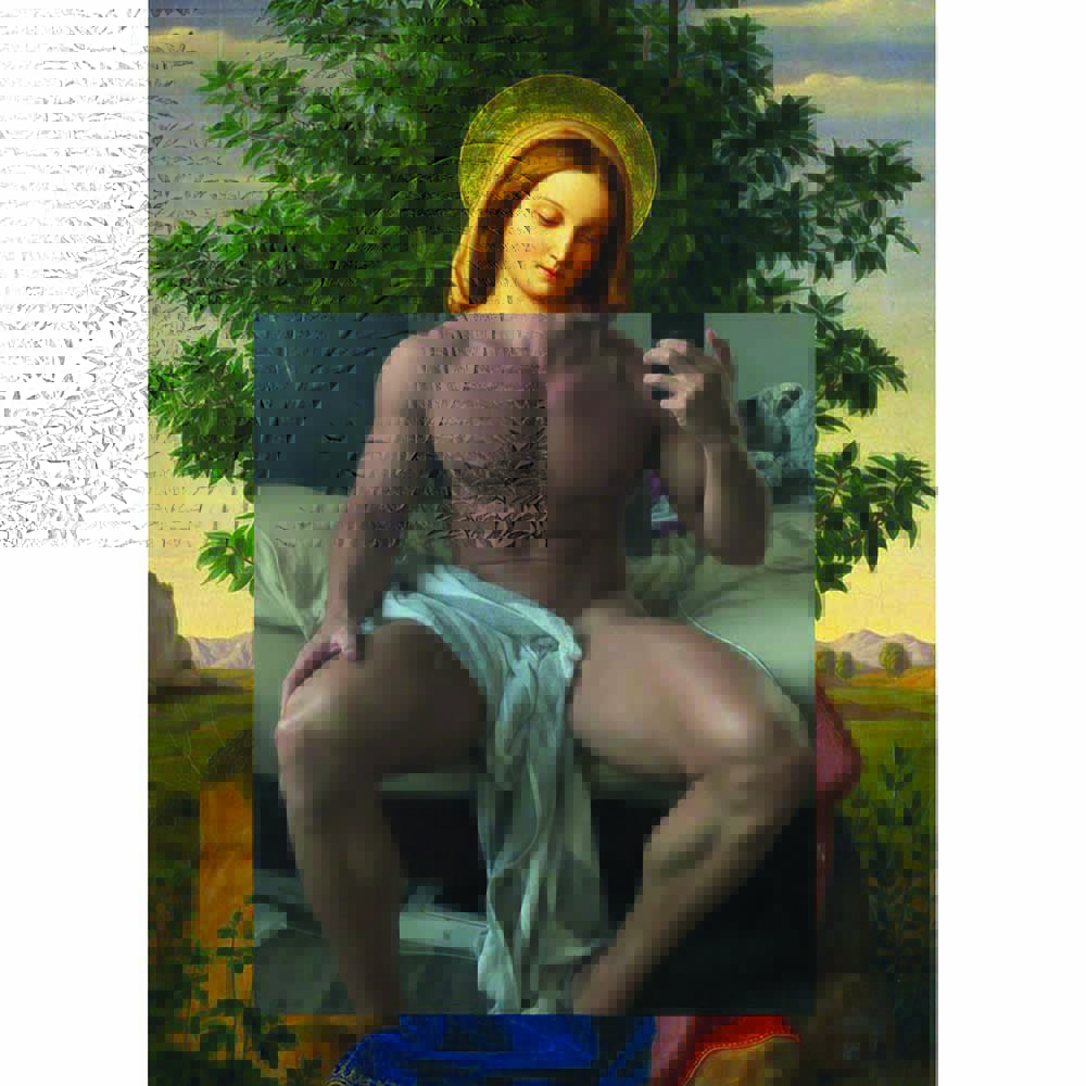 naro pinosa gender bending Mary postcard