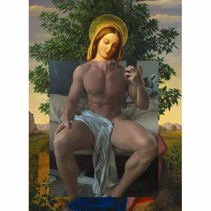 Naro Pinosa Gender Bending Mary Postcard