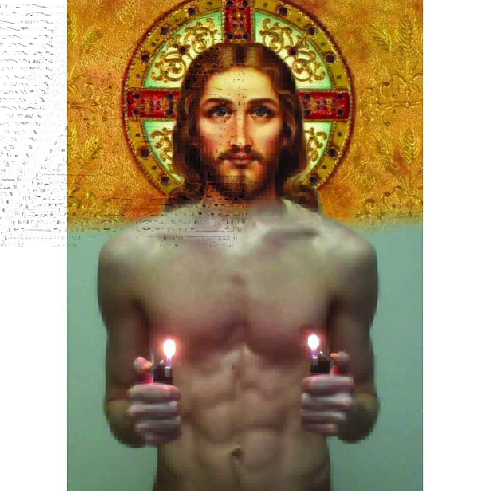 Naro Pinosa Jesus Christ Lighter Postcard