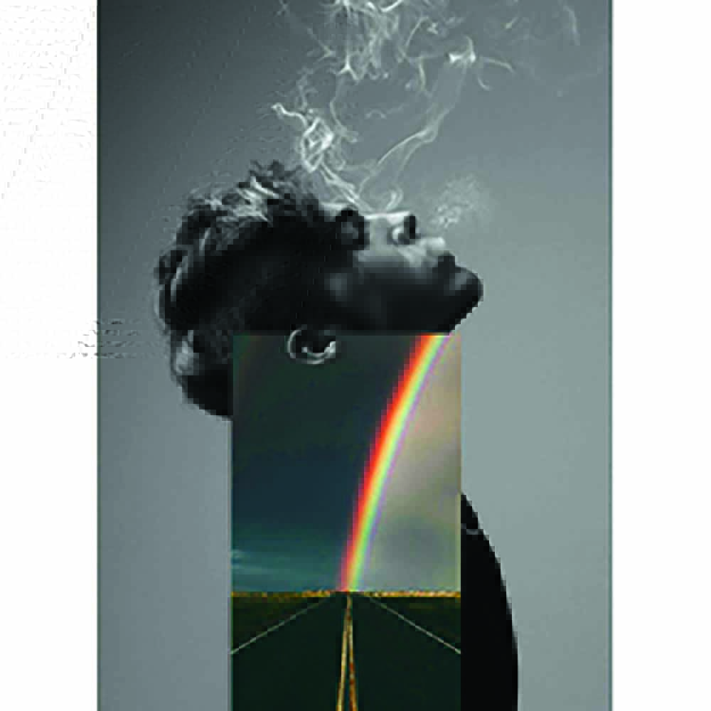 Naro Pinosa Prince Rainbow Postcard