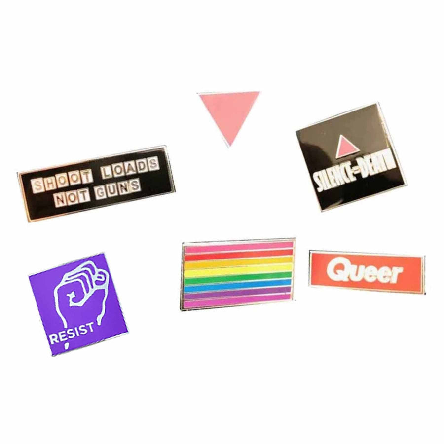 Adam's Nest Pride Pin Pack supporting Ali Forney Center