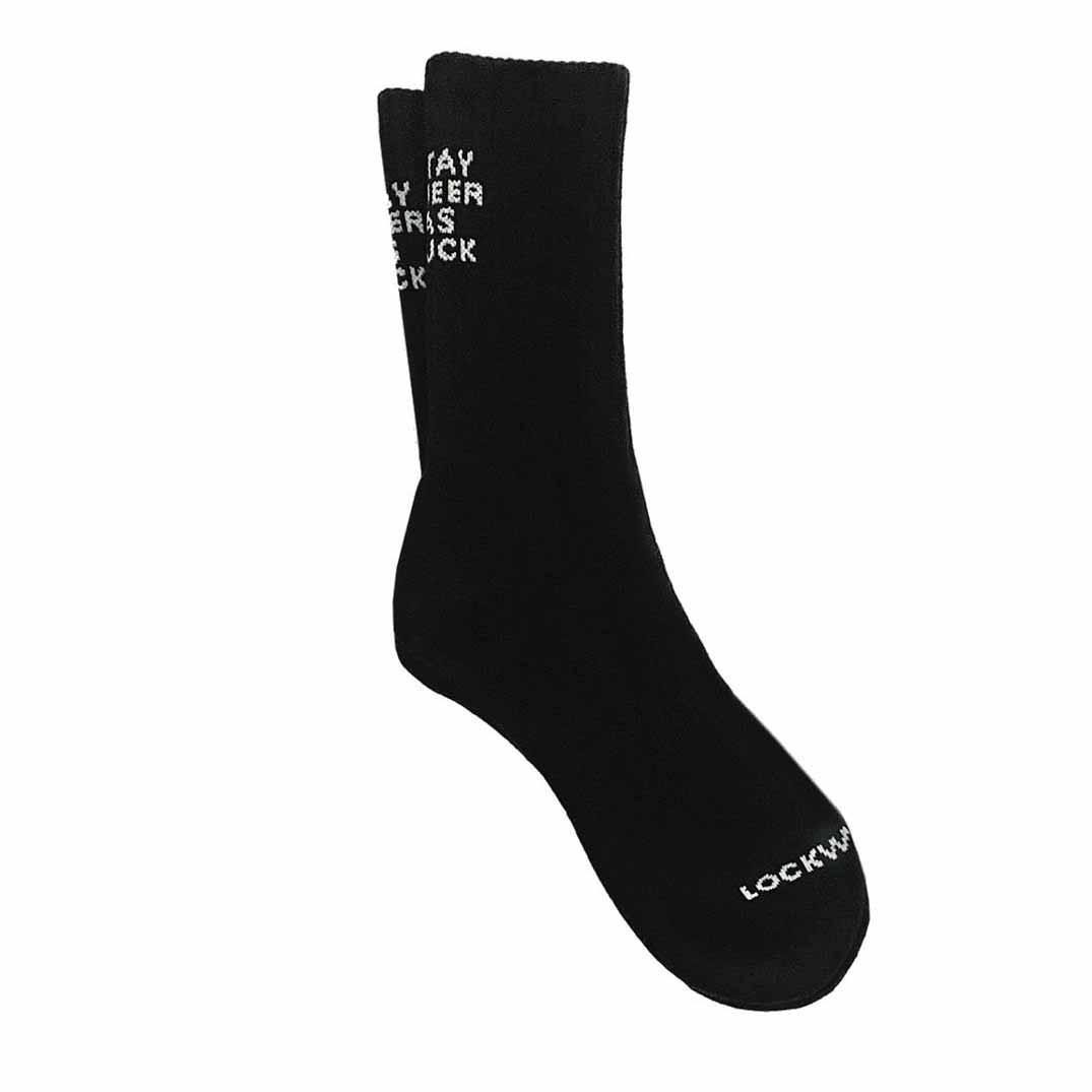 STAY QUEER AS FUCK SOCKS BLACK