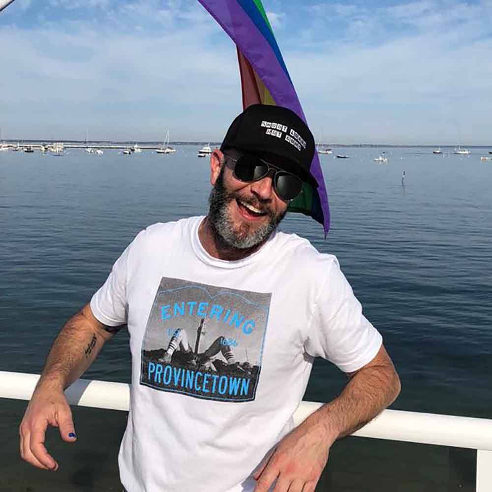 Entering Provincetown Sign Pilgrim Monument T-shirt Adam&