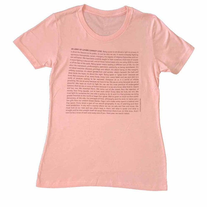 Army Of Lovers Femme Fit T-Shirt - Leslie-Lohman Museum