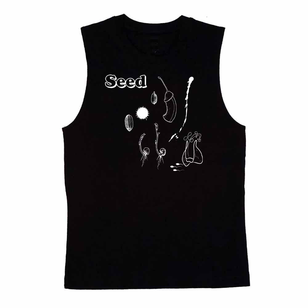 Seed Sleeveless T-Shirt collaboration with Lord Tattoo